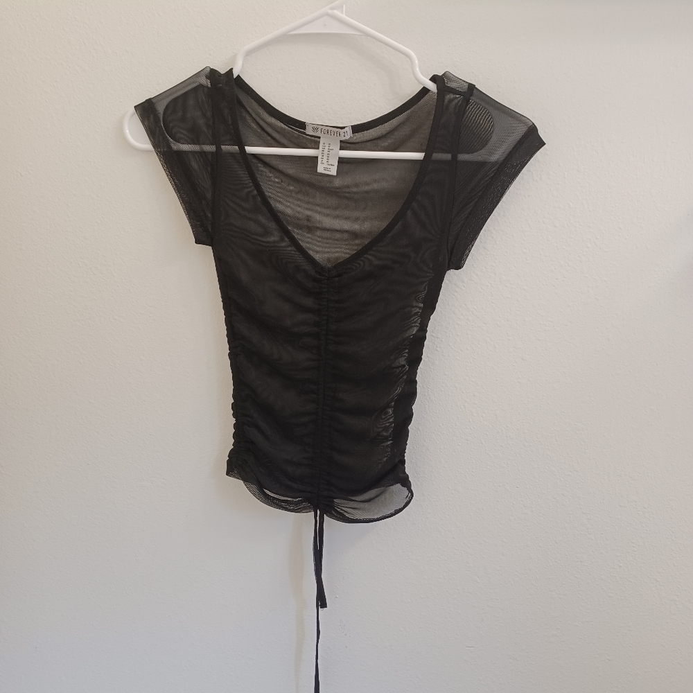 SALE - F21 Mesh top